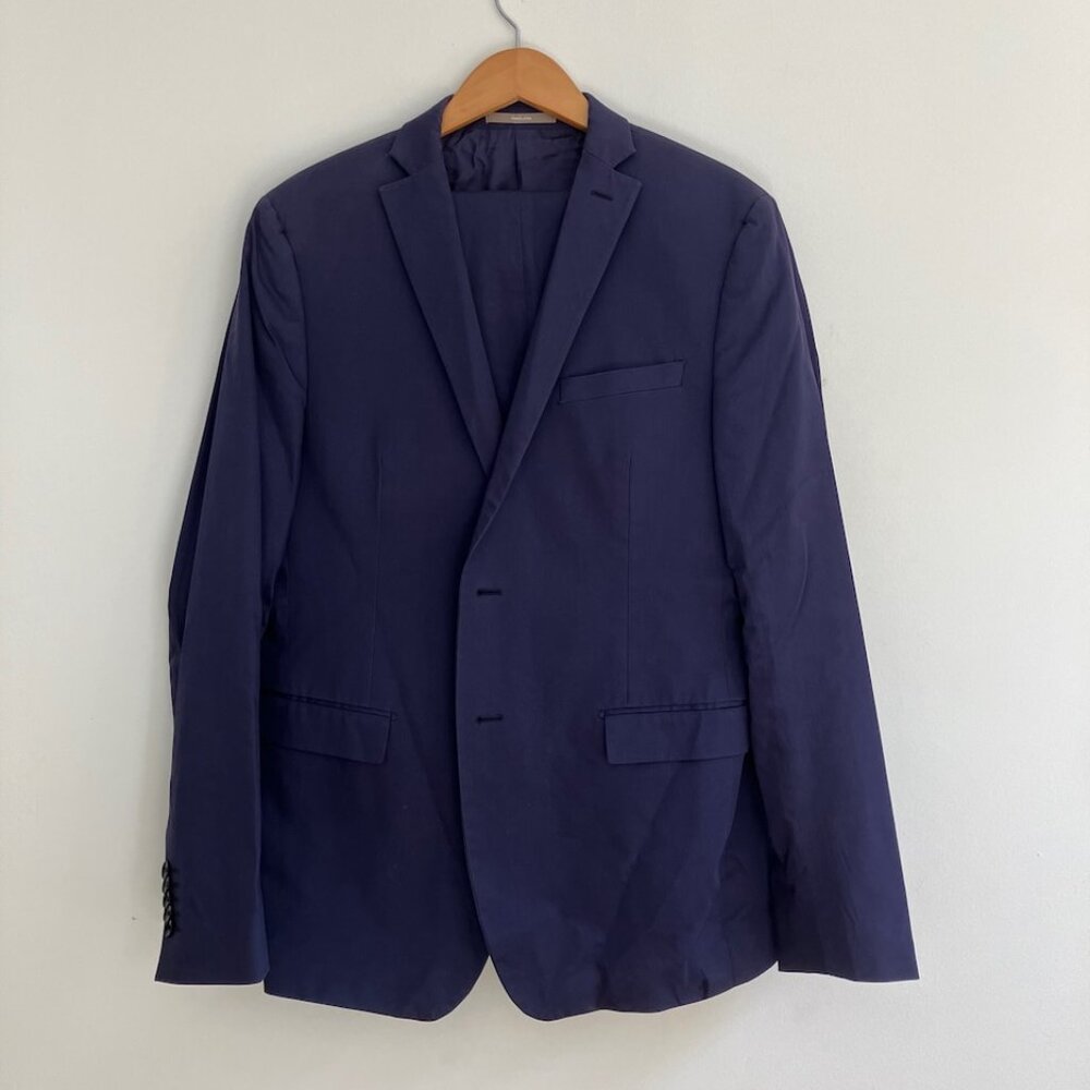 Blue Italian Paoloni Suit - Sz 38R